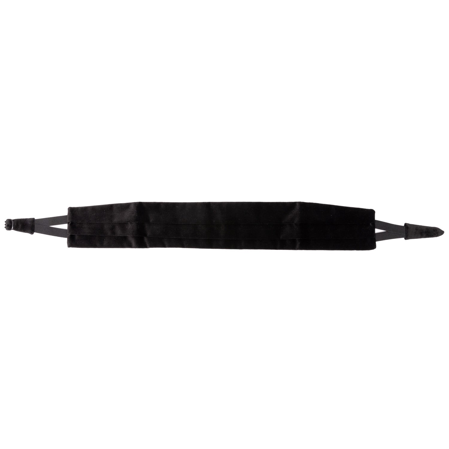 Exclusively for Michael Jondral: Black Cummerbund "Velvet" made from pure Cotton Velvet